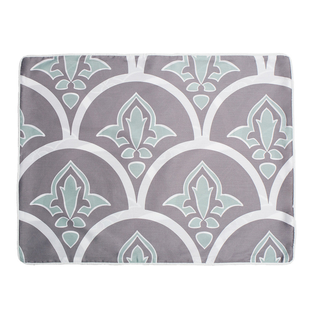 Grey Clementina Sham Pair