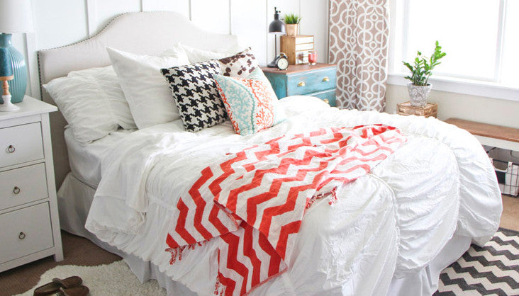 Crane and Canopy Designer Bedding as seen in Honey Bear Lane Crane and Canopy Designer Bedding as seen in Honey Bear Lane