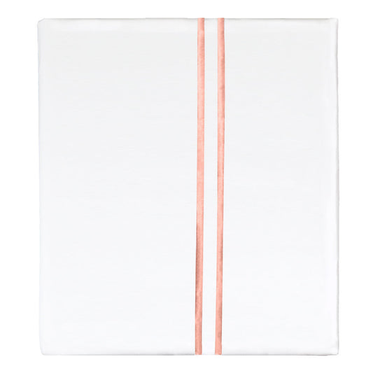 Coral Lines Embroidered Flat Sheet