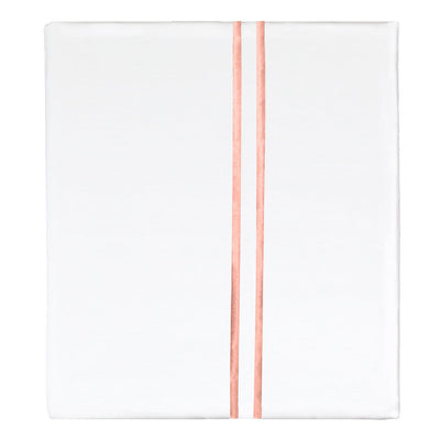 Coral Lines Embroidered Flat Sheet