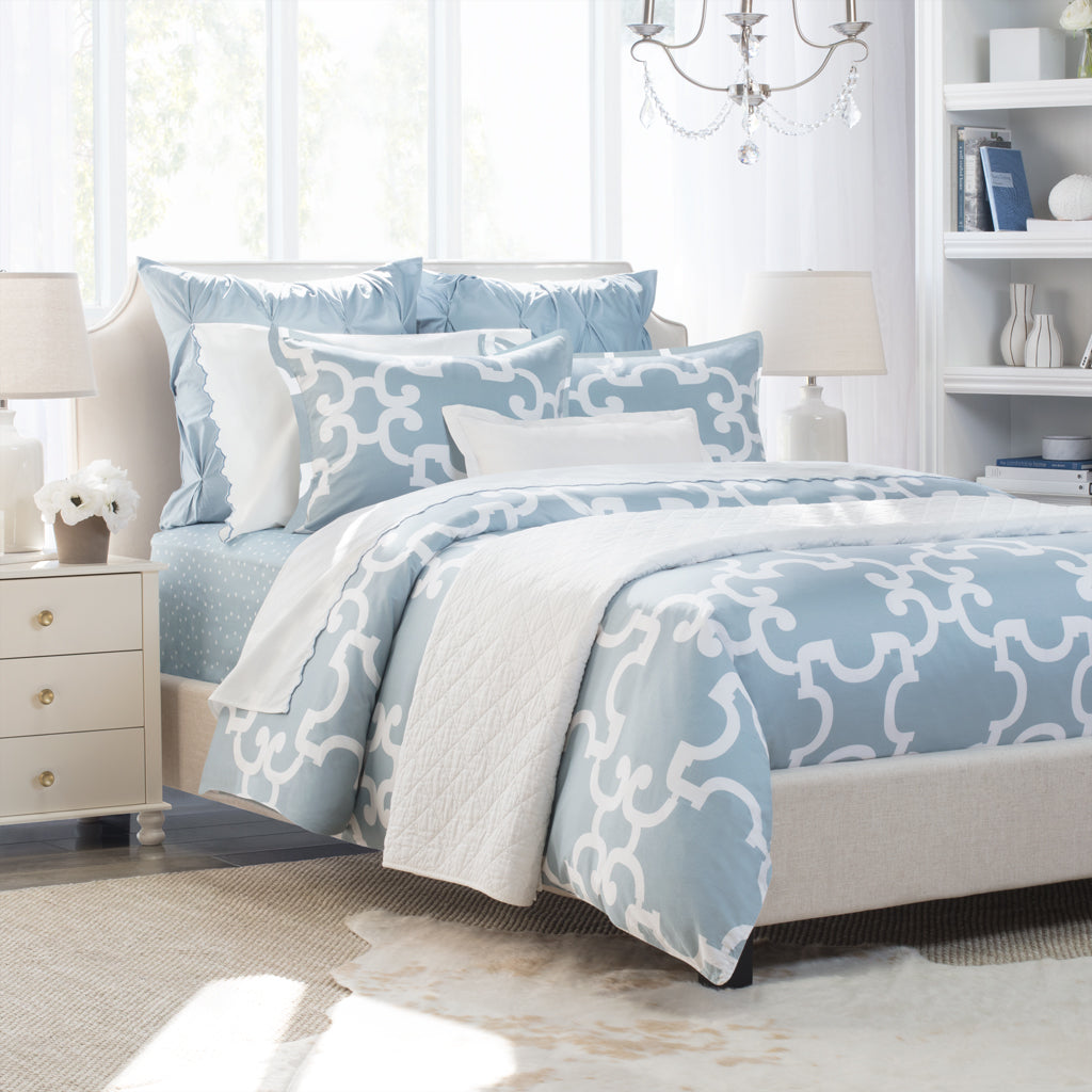Bedroom inspiration and bedding decor | Blue Noe Duvet Cover Duvet Cover | Crane and Canopy