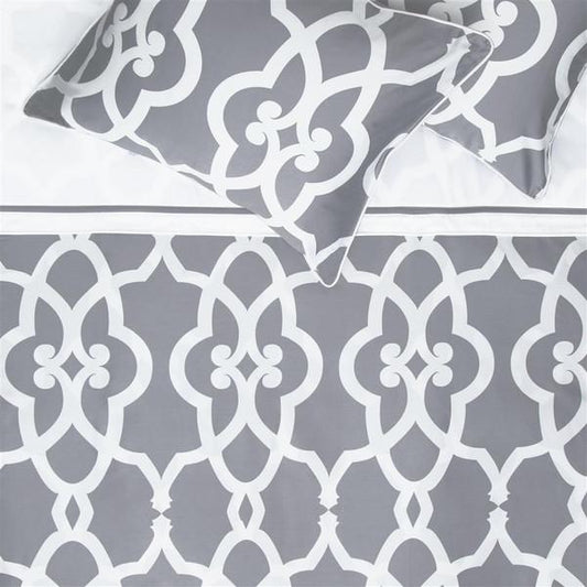 Grey Pacific Duvet Cover
