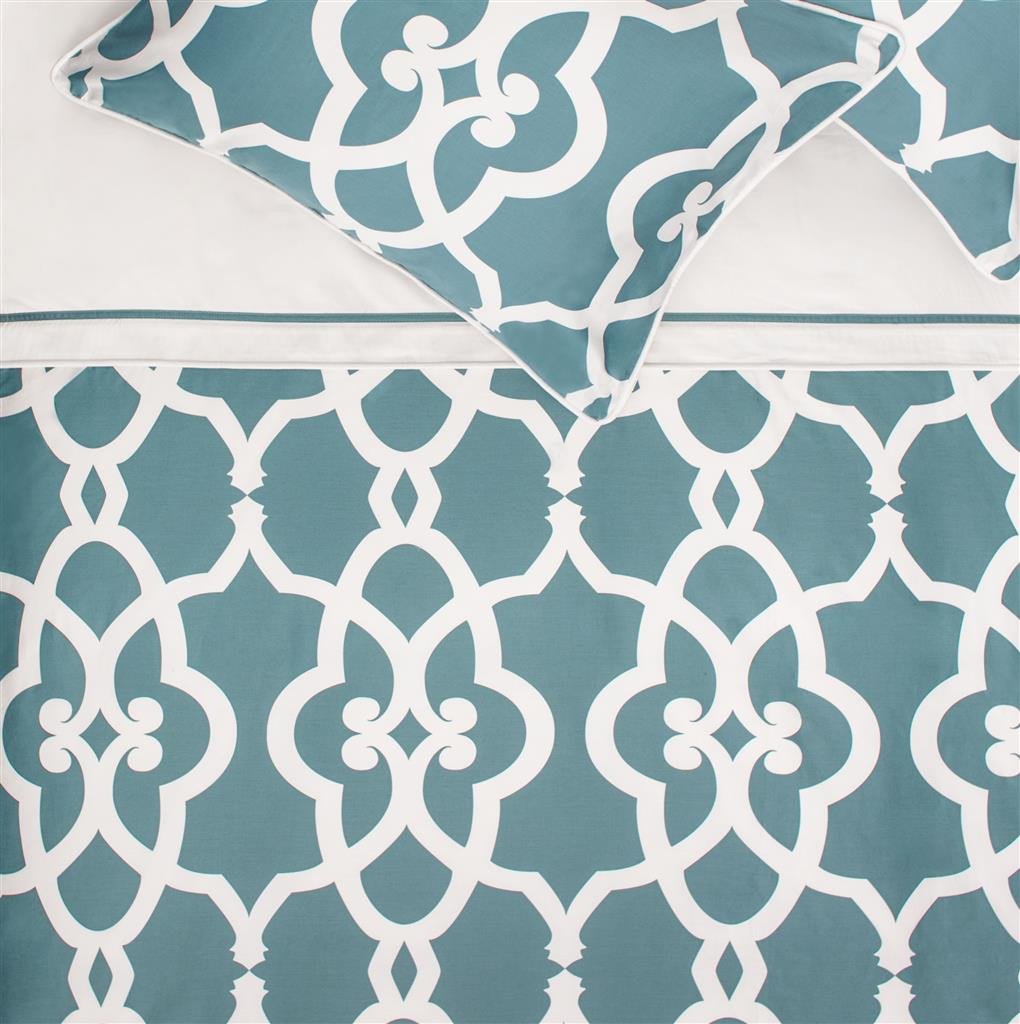 Teal Pacific Duvet Cover