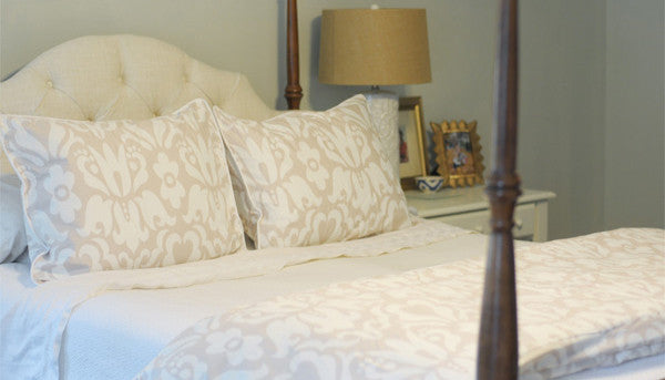 Crane and Canopy Designer Bedding as seen in Pawley Island Posh