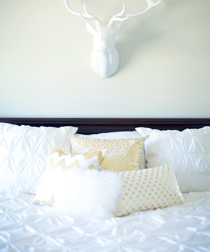 Crane and Canopy Designer Bedding as seen in Pink Peonies