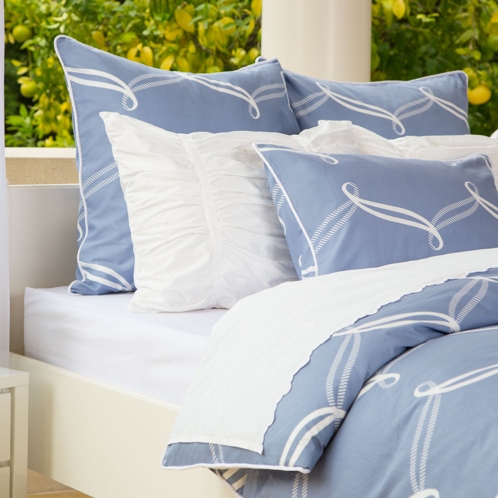 Bedroom inspiration and bedding decor | The Piper Blue Duvet Cover | Crane and Canopy