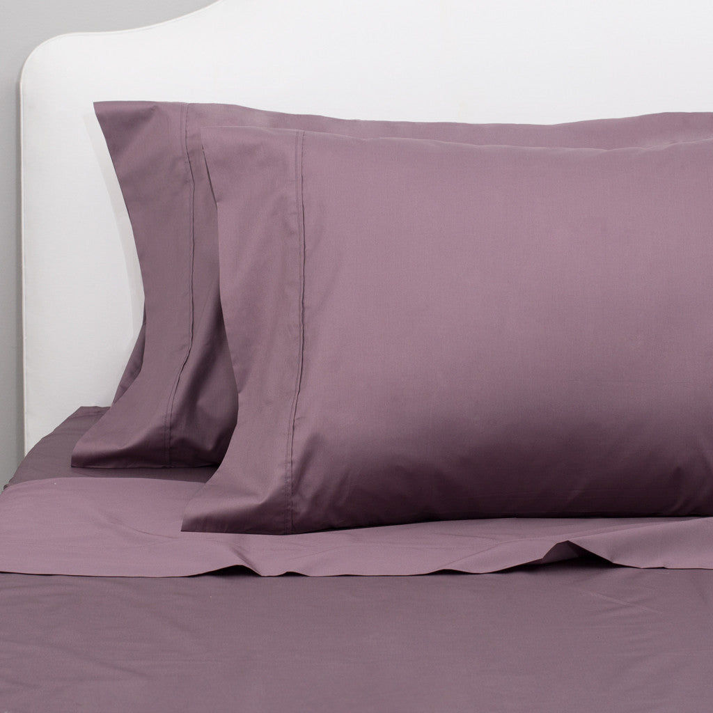 The Plum Purple 400 Thread Count Sheets
