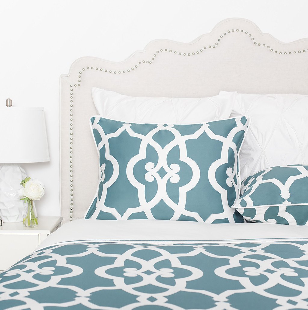 Teal Pacific Duvet Cover