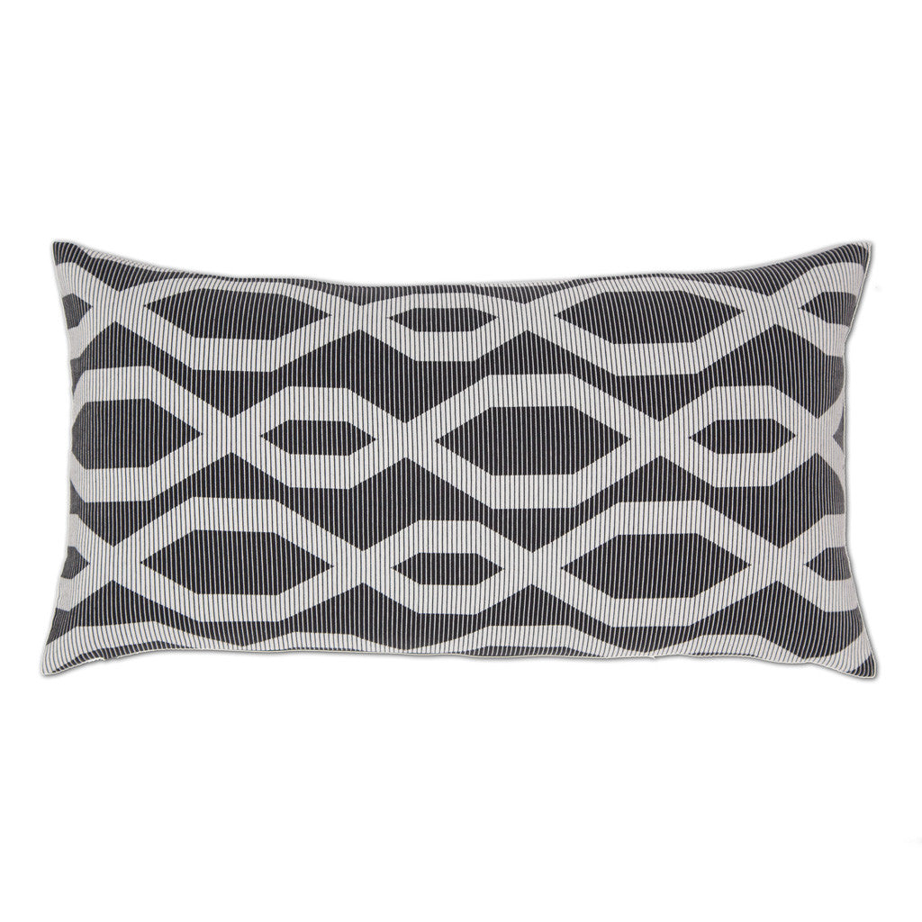 Bedroom inspiration and bedding decor | Black and White Gate Throw Pillow Duvet Cover | Crane and Canopy
