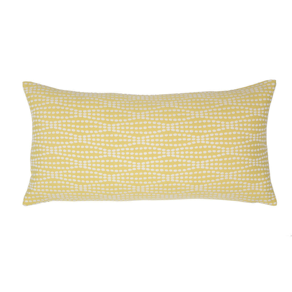 Bedroom inspiration and bedding decor | Yellow Dots Throw Pillow Duvet Cover | Crane and Canopy