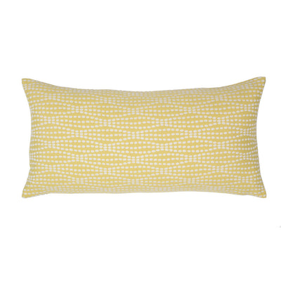 Yellow Dots Throw Pillow