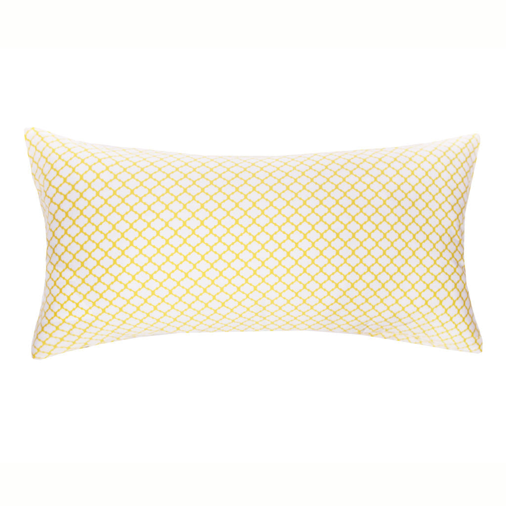 Bedroom inspiration and bedding decor | Yellow Cloud Throw Pillow Duvet Cover | Crane and Canopy
