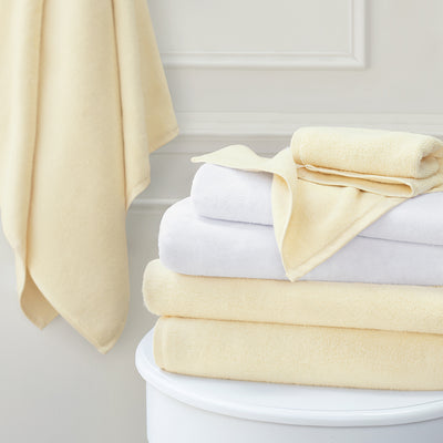 Plush Buttercup Yellow Towel Essentials Bundle (2 Wash + 2 Hand + 2 Bath  Towels)-N/A