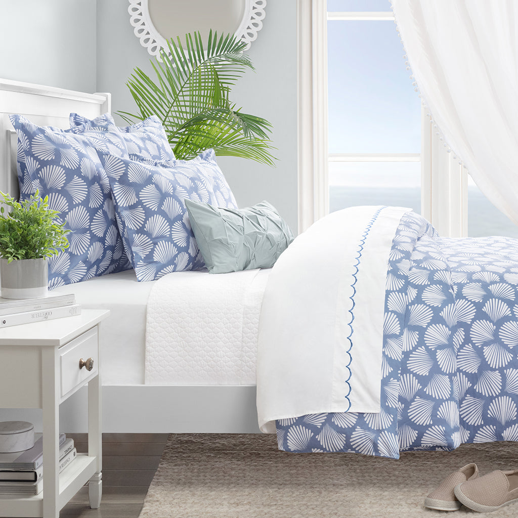Coastal Blue Carmel Duvet Cover
