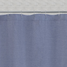 Blue Chambray Shower Curtain
