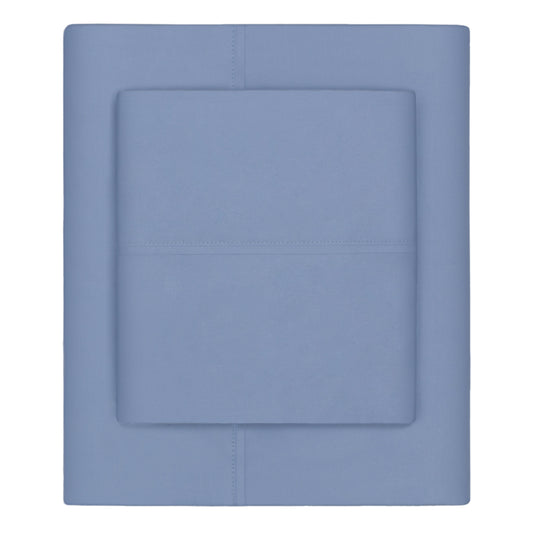 Coastal Blue 400 Thread Count Fitted Sheet