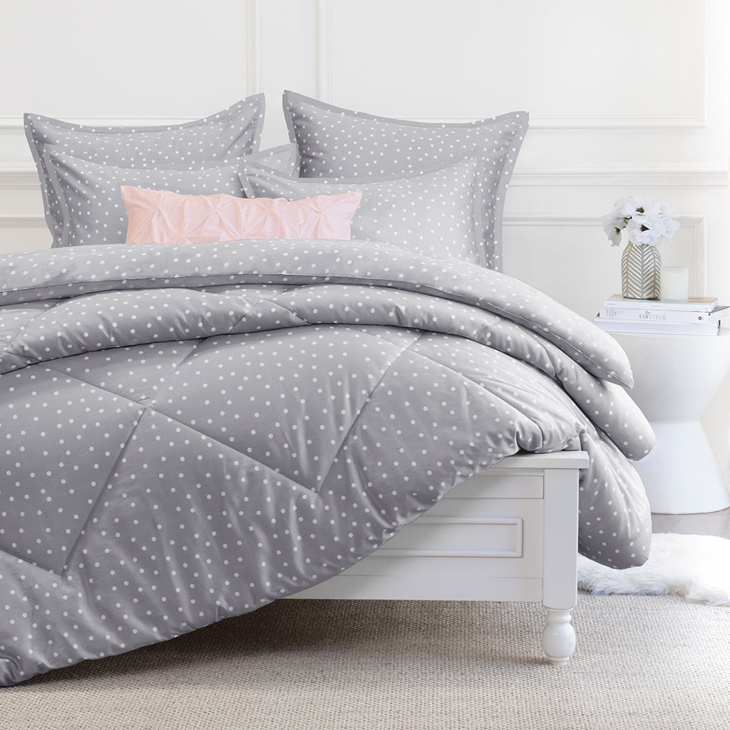 Bedroom inspiration and bedding decor | Elsie Grey Comforter Duvet Cover | Crane and Canopy
