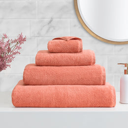 Coral Towel Essentials Bundle (2 Wash + 2 Hand + 2 Bath Towels)