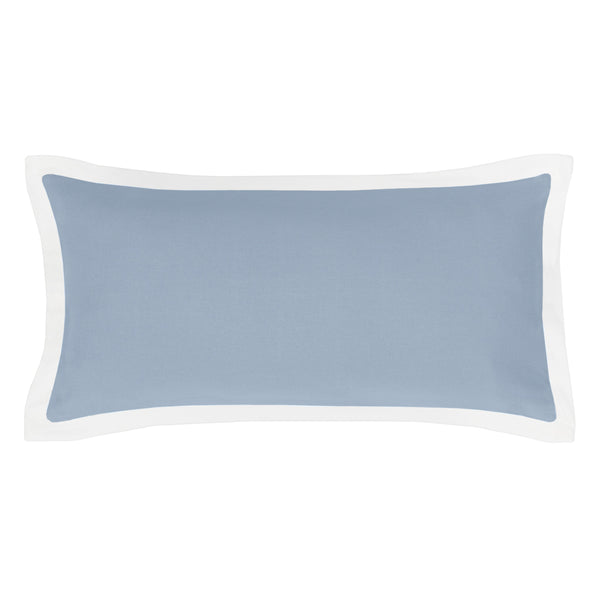 French Blue Hudson Flannel Throw Pillow Crane & Canopy