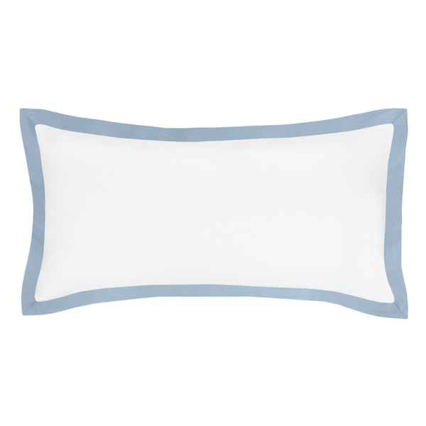 French Blue Quinn Flannel Throw Pillow Crane & Canopy