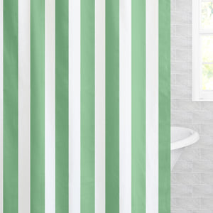 The Green Sailor Striped Shower Curtain – Crane & Canopy