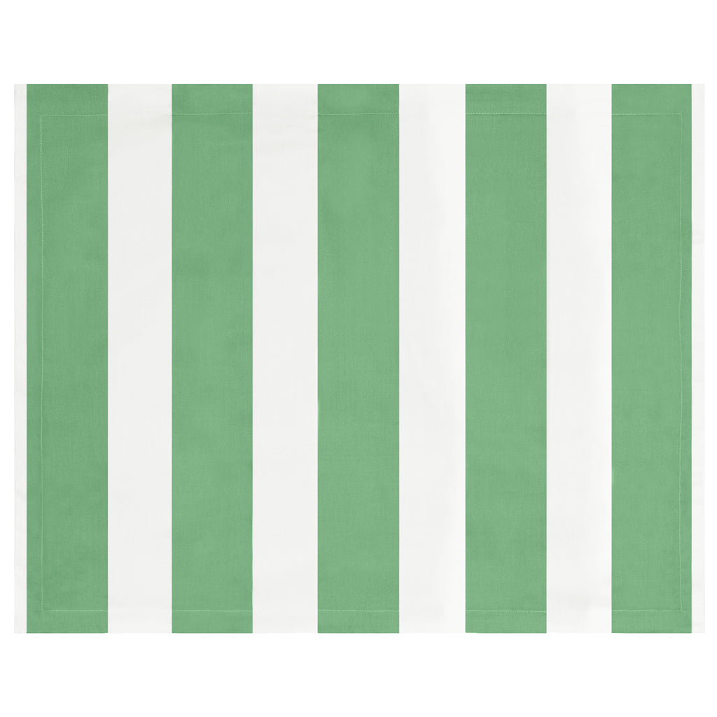 Green And White Striped Sham Crane Canopy Green and white striped sham crane canopy