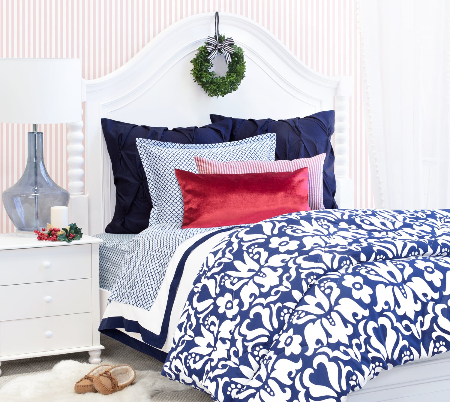Holiday Blue Bed
