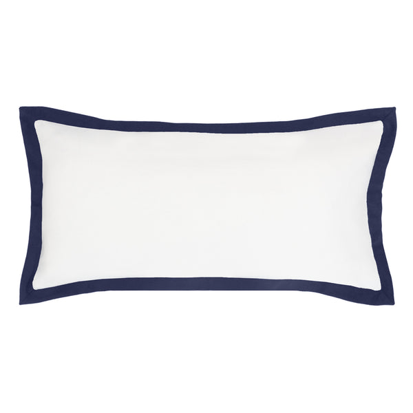 Navy Quinn Flannel Throw Pillow Crane & Canopy
