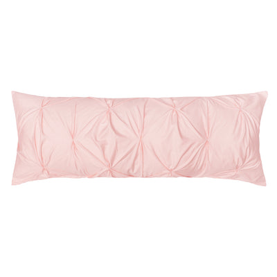 The Pink Pintuck Extra Long Lumbar Throw Pillow