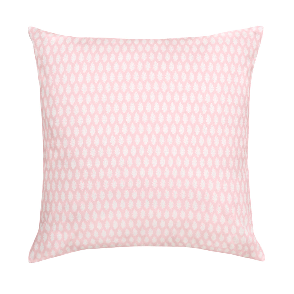The Pink Sea Grass Square Throw Pillow