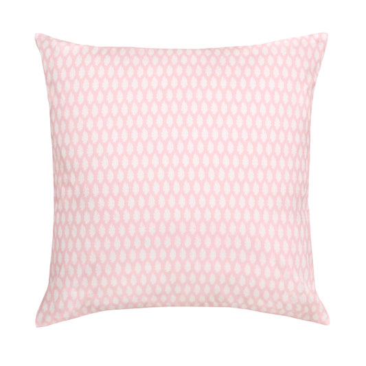 The Pink Sea Grass Square Throw Pillow
