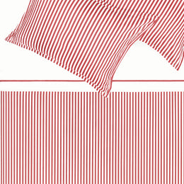 Red Larkin Duvet Cover