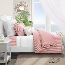 Red Larkin Duvet Cover