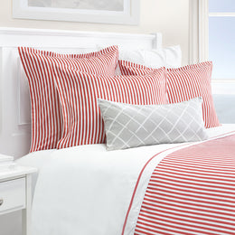 Red Larkin Duvet Cover