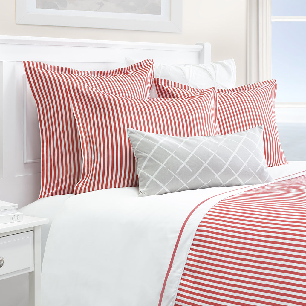 Red Larkin Duvet Cover