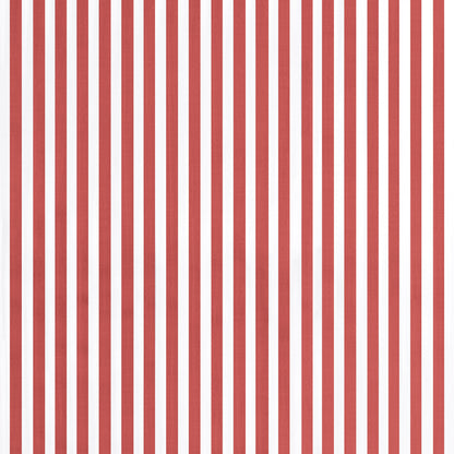Red Striped Fitted Sheet