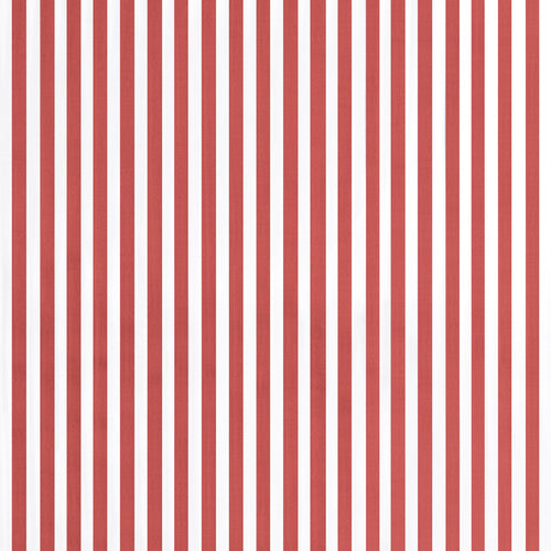 Red Striped Fitted Sheet