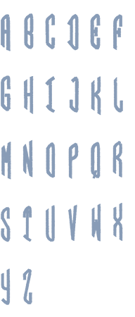 Image of all the letters in Circle