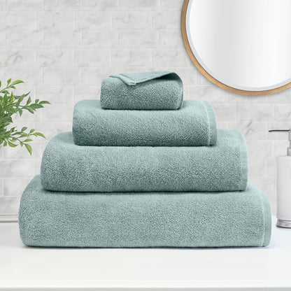 Sea Green Towel Essentials Bundle (2 Wash + 2 Hand + 2 Bath Towels)