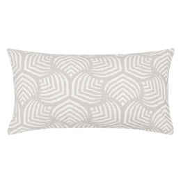 The Beige Modern Shells Throw Pillow 