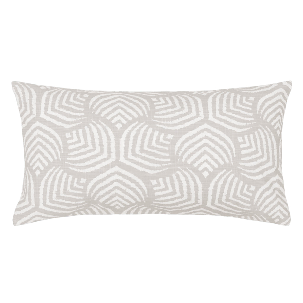The Beige Modern Shells Throw Pillow 