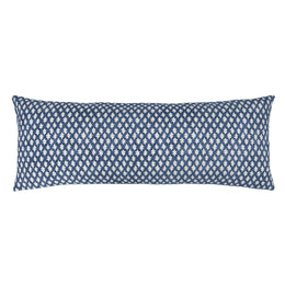 The Navy Sprig Extra Long Lumbar Throw Pillow 