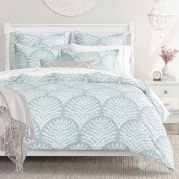 Green Avalon Duvet Cover