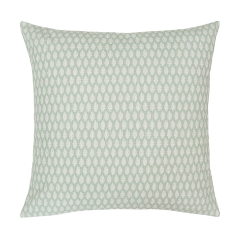 The Green Sea Grass Square Throw Pillow