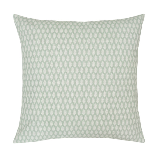 The Green Sea Grass Square Throw Pillow