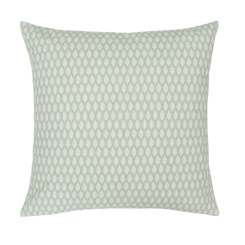 The Green Sea Grass Square Throw Pillow