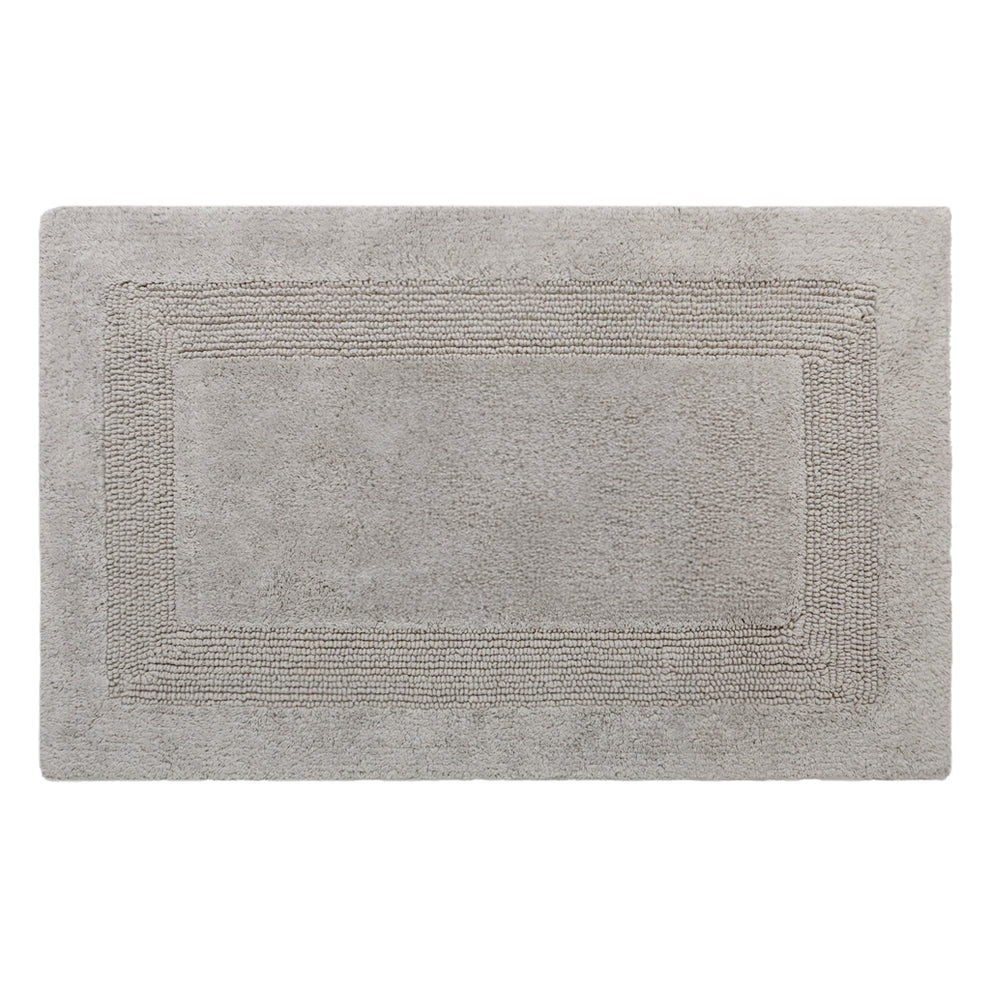 The Grey Tufted Border Bath Mat – Crane & Canopy