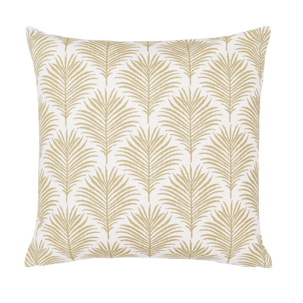 The Sand Seaside Palm Square Throw Pillow