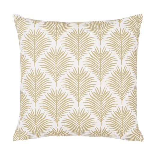 The Sand Seaside Palm Square Throw Pillow