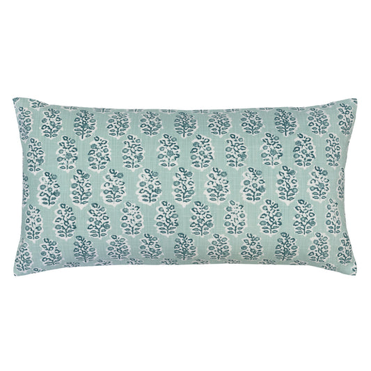 The Seafoam Green Sea Blossom Throw Pillow